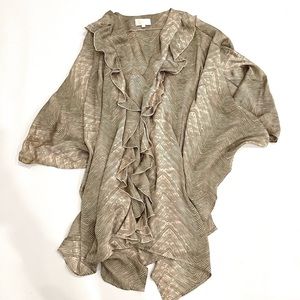 Alexis Long Tunic Grey / White size S